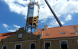 Ratusz w Barczewie odzyskał wieżę